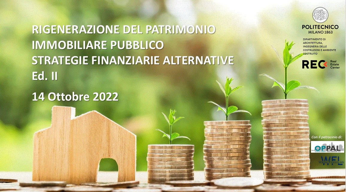 Corsi Executive – Rigenerazione del patrimonio immobiliare pubblico. Strategie finanziarie alternative | Ed. II